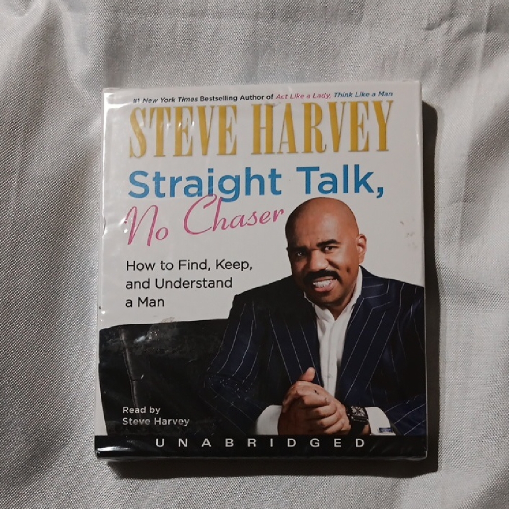 Steve Harvey.  Straight Talk, No Chaser CD - Black